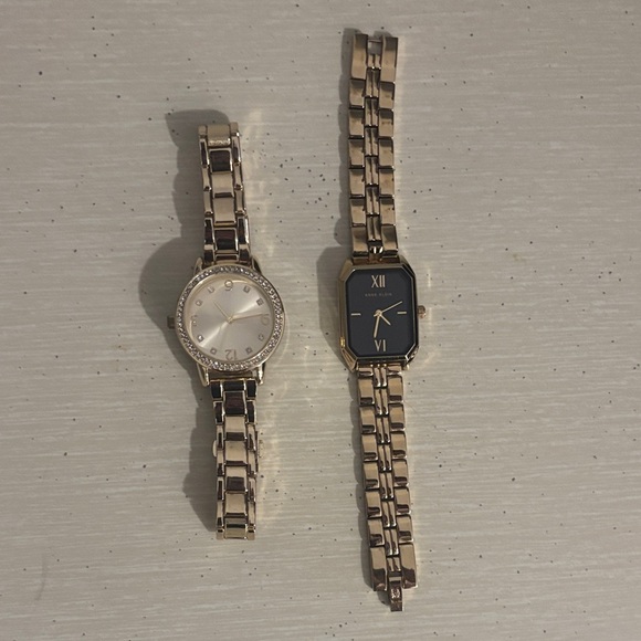 Anne Klein Accessories - Set of 2 gold tone watches one is Anne Klein and one is a Walmart watch